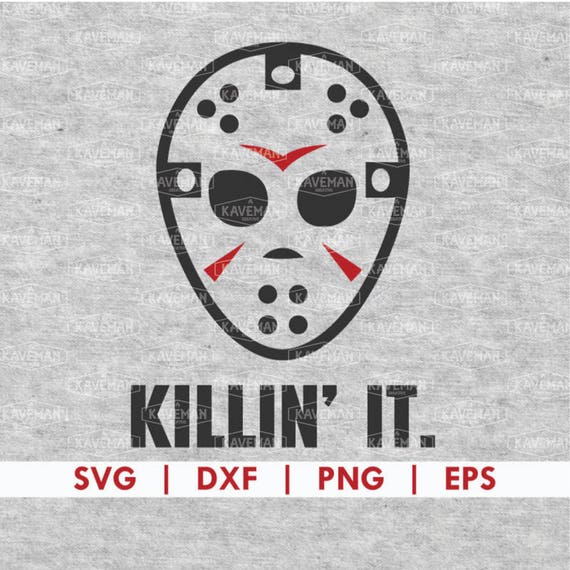 Jason Mask SVG, Friday The 13th SVG, Jason Voorhees SVG, Horror Movie  Killer Halloween SVG, PNG, DXF, EPS, Cut Files For Cricut