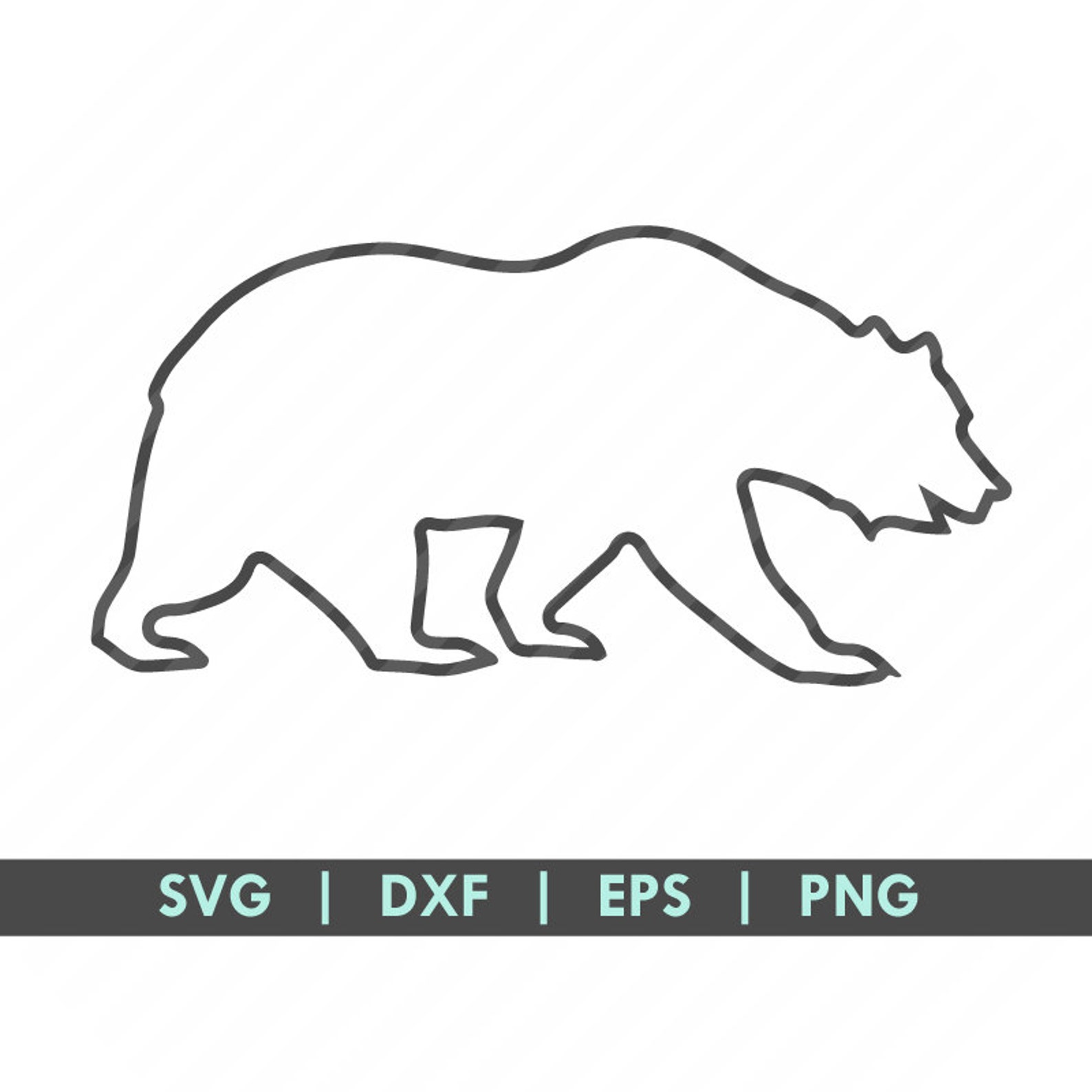 Mama Bear Silhouette SVG DXF Cut File - Etsy