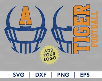 Football Helmet SVG DXF Silhouette Cameo Cricut Cut File
