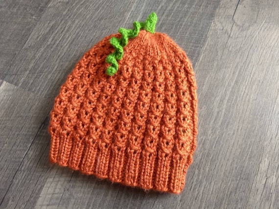 orange baby hat