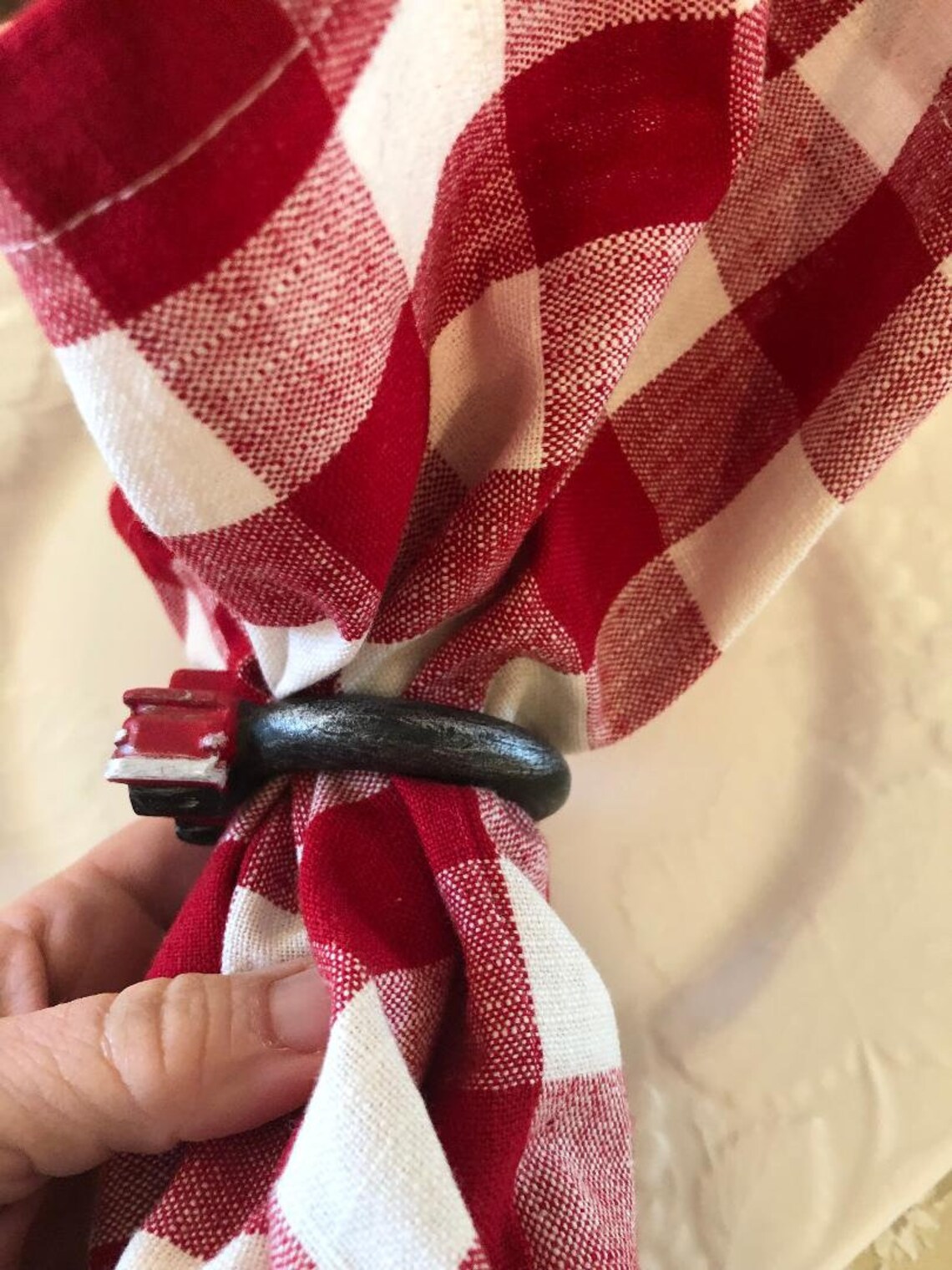 Farmhouse Vintage Truck Napkin Ring Etsy