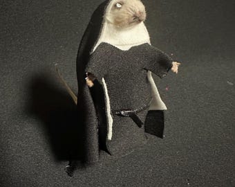 Taxidermied The Nun Mouse