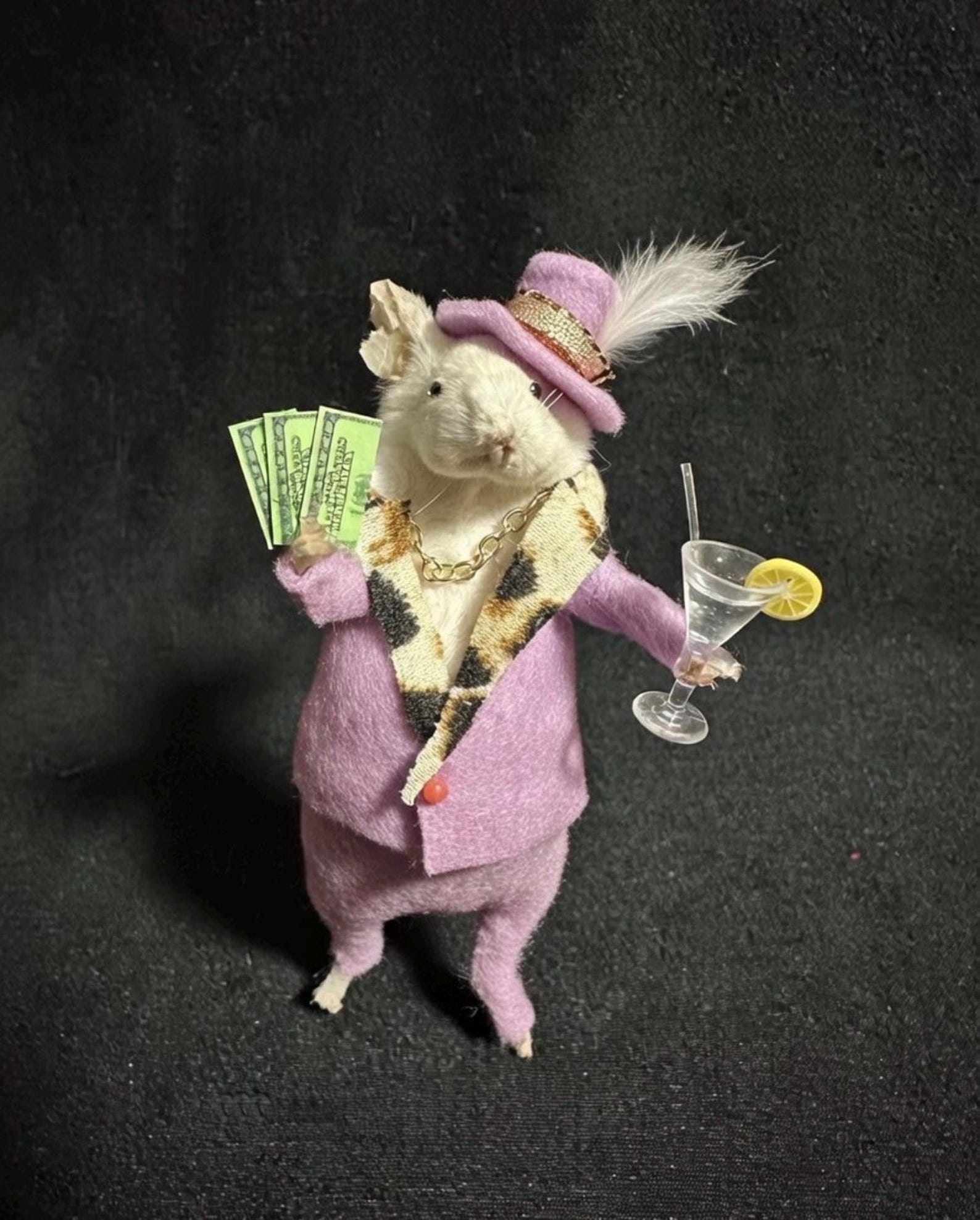 Taxidermied Pimp Mouse