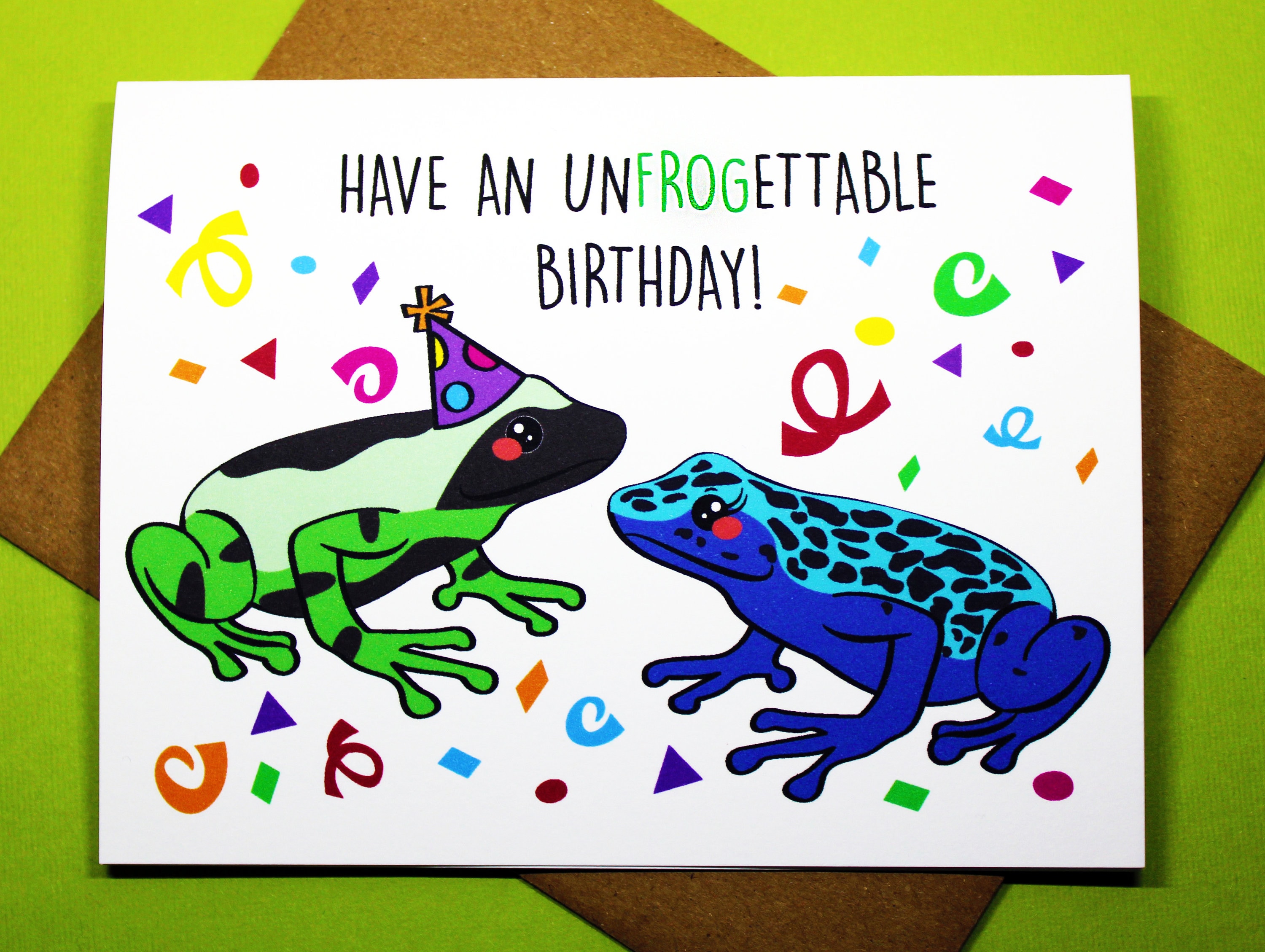 Have an Unfrogettable Happy Birthday Celebration Let’s - Etsy