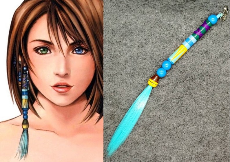 Final Fantasy X/X-2 Yuna Cosplay Earring image 1