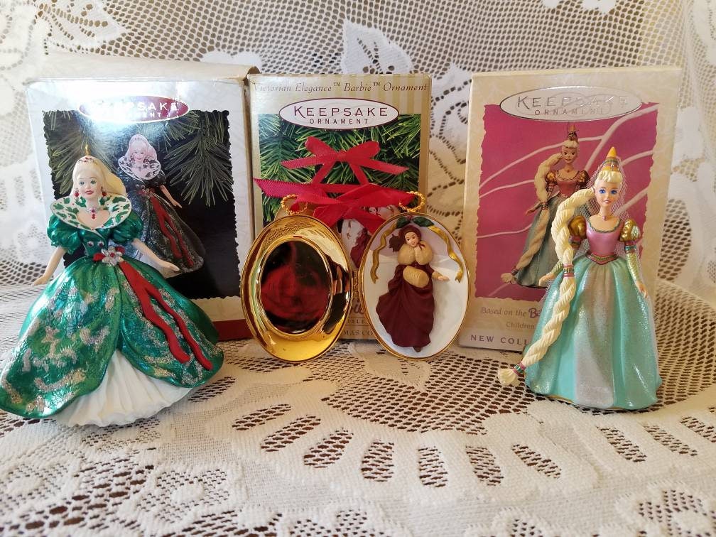 vintage barbie ornaments