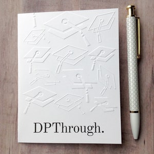 Doctor of physical therapy graduation card / Funny DPT graduation card / Congratulations card for new physical therapist / D.P.T. gift