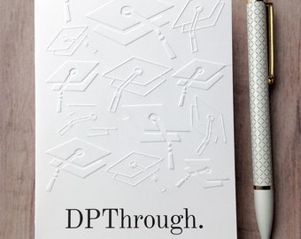 Doctor of physical therapy graduation card / Funny DPT graduation card / Congratulations card for new physical therapist / D.P.T. gift