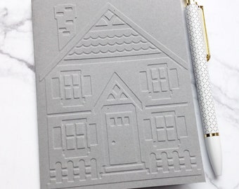 Realtor cards set of 10 / Real estate marketing / Embossed house note cards / Buyer thank you cards, housewarming cards, home notecard pack