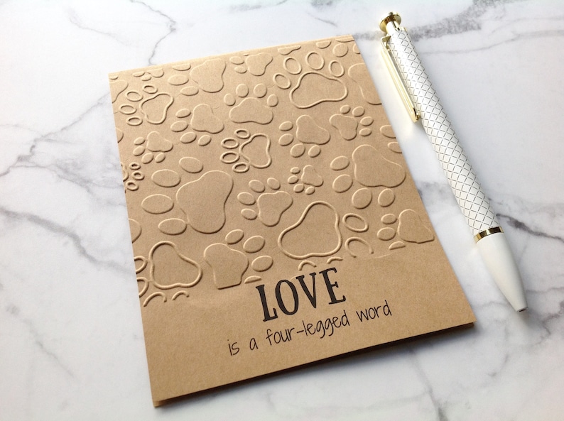 Pet Sympathy Card For Dog Death Dog Condolence Card Etsy