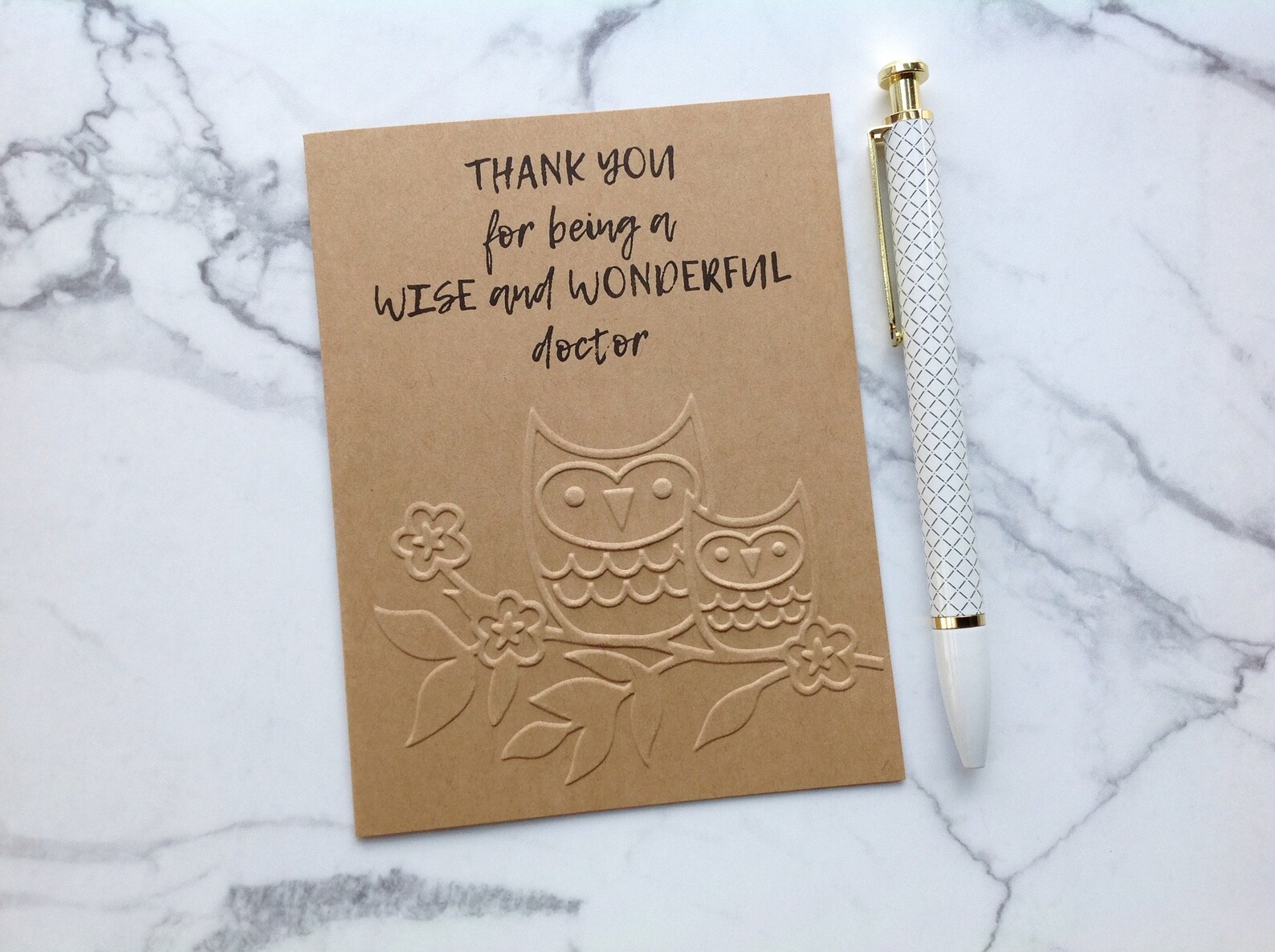 Thank You Card for Doctor / Medical Thank You Note / Doctor Etsy