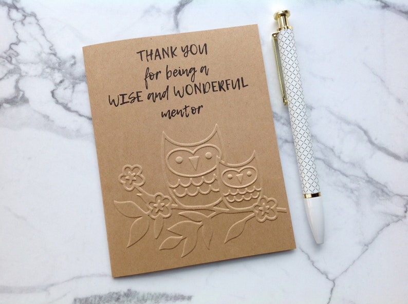 for women Boss thank you card Boss/'s Day card for mentor Manager appreciation gift from team Supervisor retirement card for men