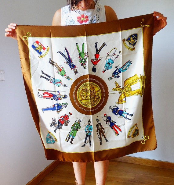 Ratti Ainardi Italian silk scarf large silk scarf