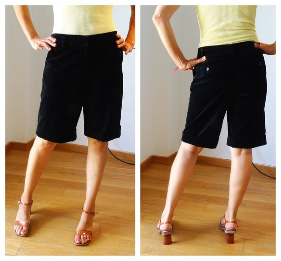 high waisted formal shorts