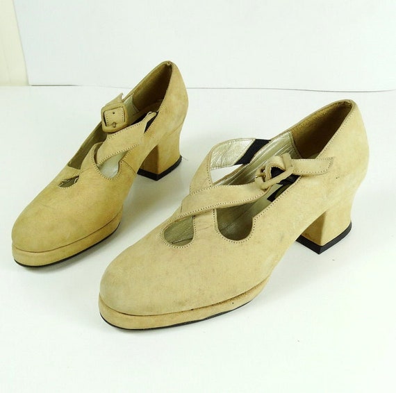 Chunky shoes platform 90s shoes cuban heel off whi