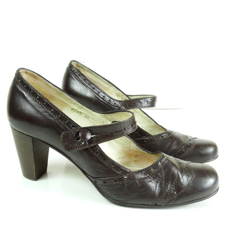 mary jane brogue heels