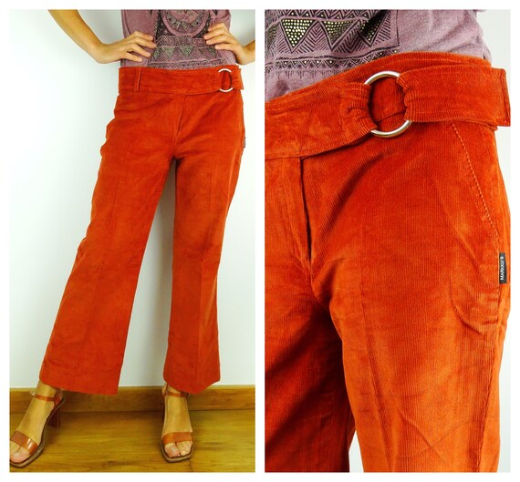burnt orange bell bottoms