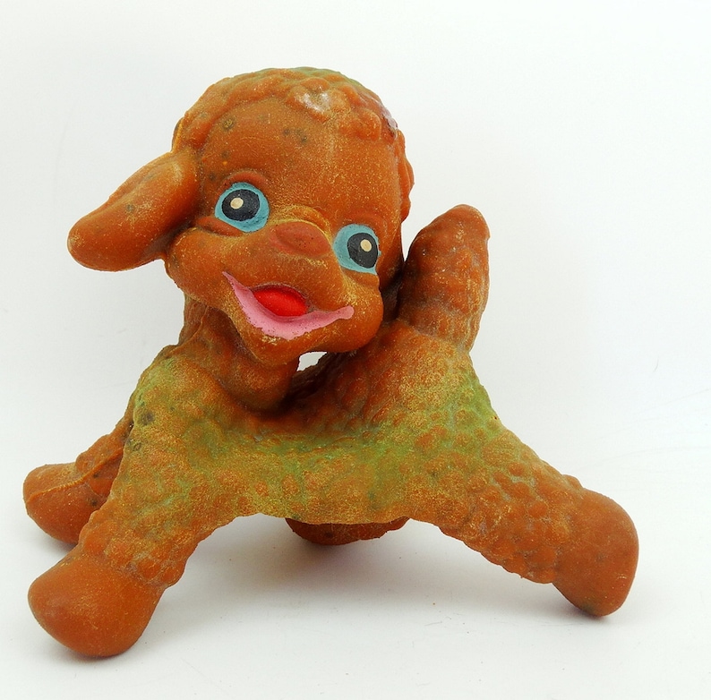 Lot of 3 RARE 1940s 50s squeaky toys soft rubber toys baby Etsy