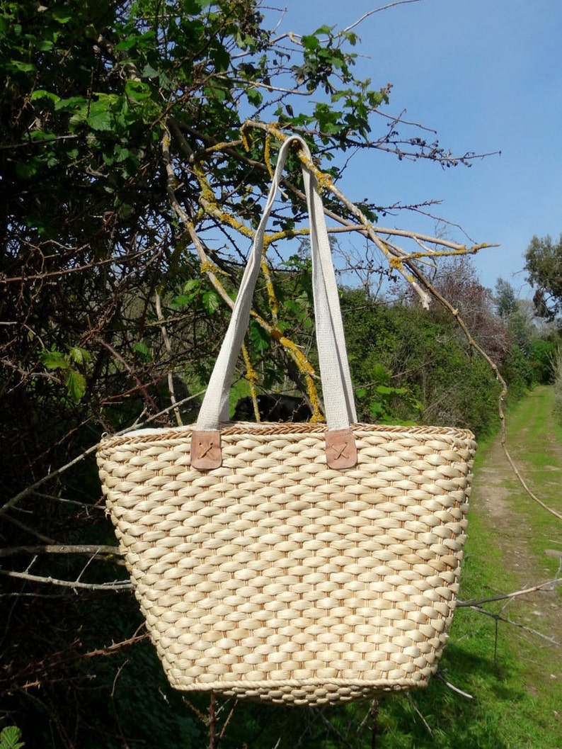 Large Straw bag straw tote bag straw beach bags basket bag market bags straw baskets picnic basket vintage