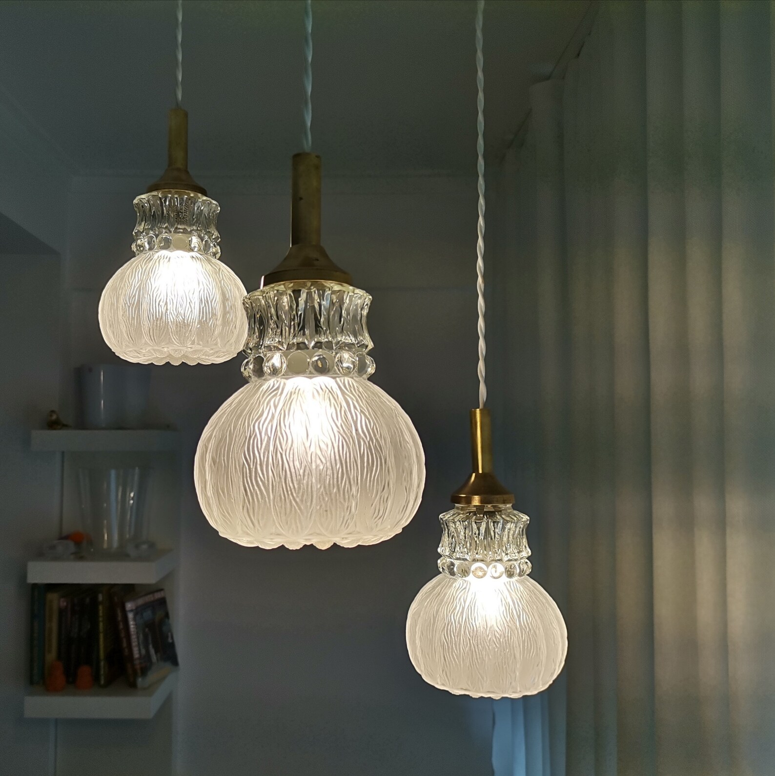 Statement lighting cascade light fixture modern chandelier Etsy