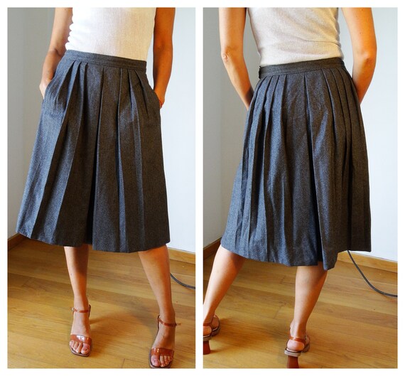 grey skirt size 12