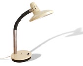 Modernist desk lamp mid century modern articulate lamp metal desk lamp vintage desk lamp goose neck lamp 70s