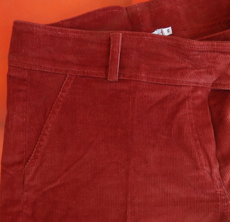 Corduroy pants baggy bell bottoms wide leg pants burnt orange jeans corduroy jeans boho pants bell bottom jeans hippie retro
