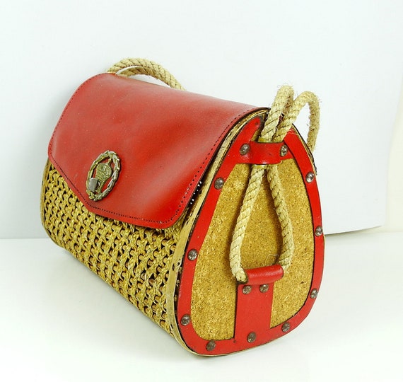 Straw bag rattan sisal bag straw handbag bamboo ba