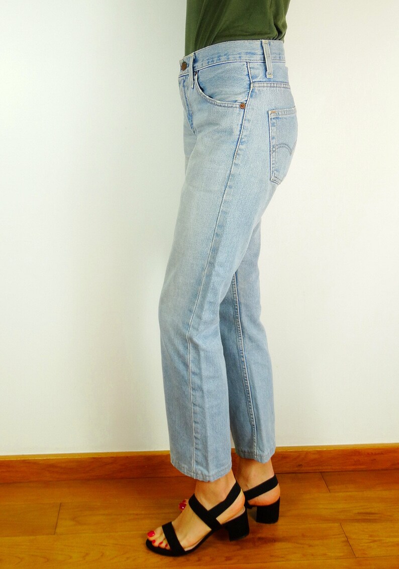 Jeans taille haute Levis vintage Levis 507 W28 jeans | Etsy