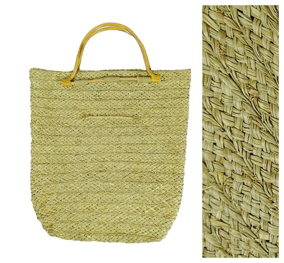 bucket rattan bag