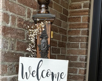Porch Post, Welcome Sign Post
