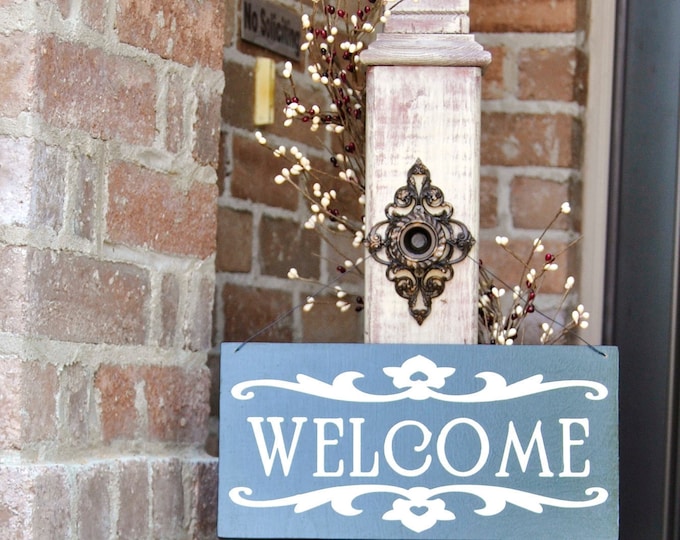 Decorative Porch Post,Rustic Sign Post, Rustic Porch Post, Welcome Sign