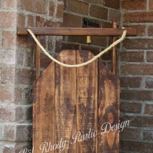 Decorative Porch Sled, Plain Decorative Sled