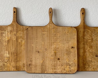Small French Square Breadboard, Display Board, Charcuterie Board, Repurposed, Reclaimed Wood, Vintage Wood, Cheese Board