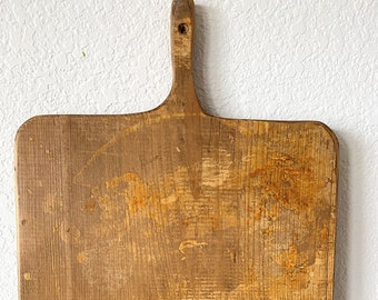 Medium European Square Breadboard, ORIGINAL Cheese Wax Display Board, Charcuterie Board, Repurposed, Reclaimed Wood, Vintage Wood