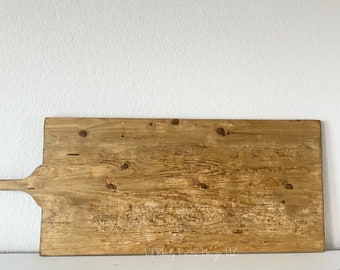 Large European Rectangle Bread Board, Reclaimed, Repurposed Wood, Charcuterie Board, Cheese Board, Vineyard