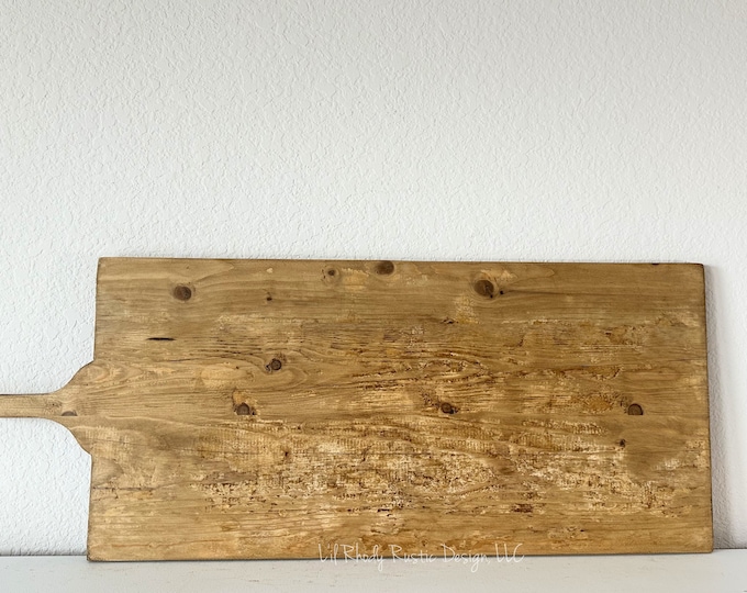 Large European Rectangle Bread Board, Reclaimed, Repurposed Wood, Charcuterie Board, Cheese Board, Vineyard