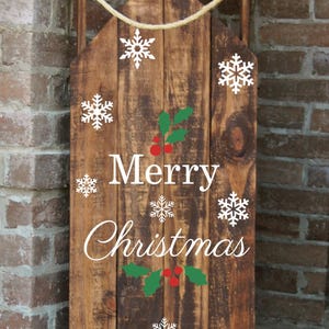 Sled, Decorative Porch Sled, Decorative Porch Sleigh, Christmas Sled