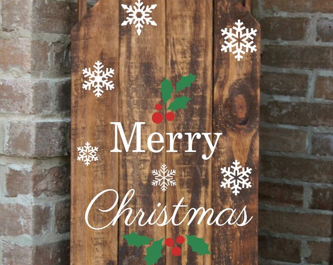 Sled, Decorative Porch Sled, Decorative Porch Sleigh, Christmas Sled
