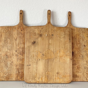 Medium European Square Breadboard, Display Board, Charcuterie Board, Repurposed, Reclaimed Wood, Cheese Board