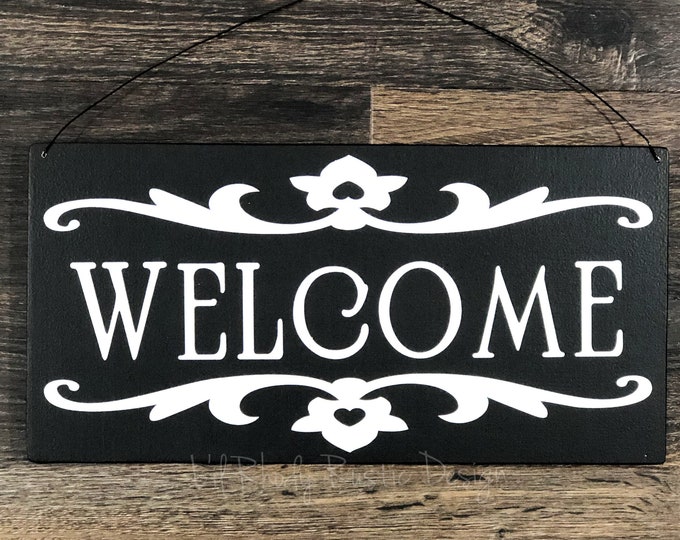 Welcome Sign,Porch Post Sign