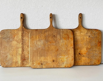 Small European Square ORIGINAL Cheese Wax Breadboard, Charcuterie Board, Repurposed, Reclaimed Wood, Vintage Wood, Cheese Board