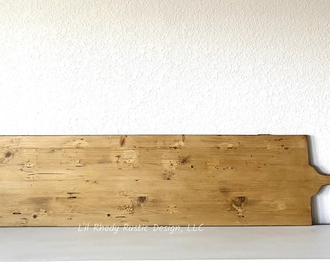 Extra Large French Rectangle Bread Board,ReClaimed, Repurposed Wood, Vintage French Charcuterie Board, Cheese Board, Serving Board, Vineyard