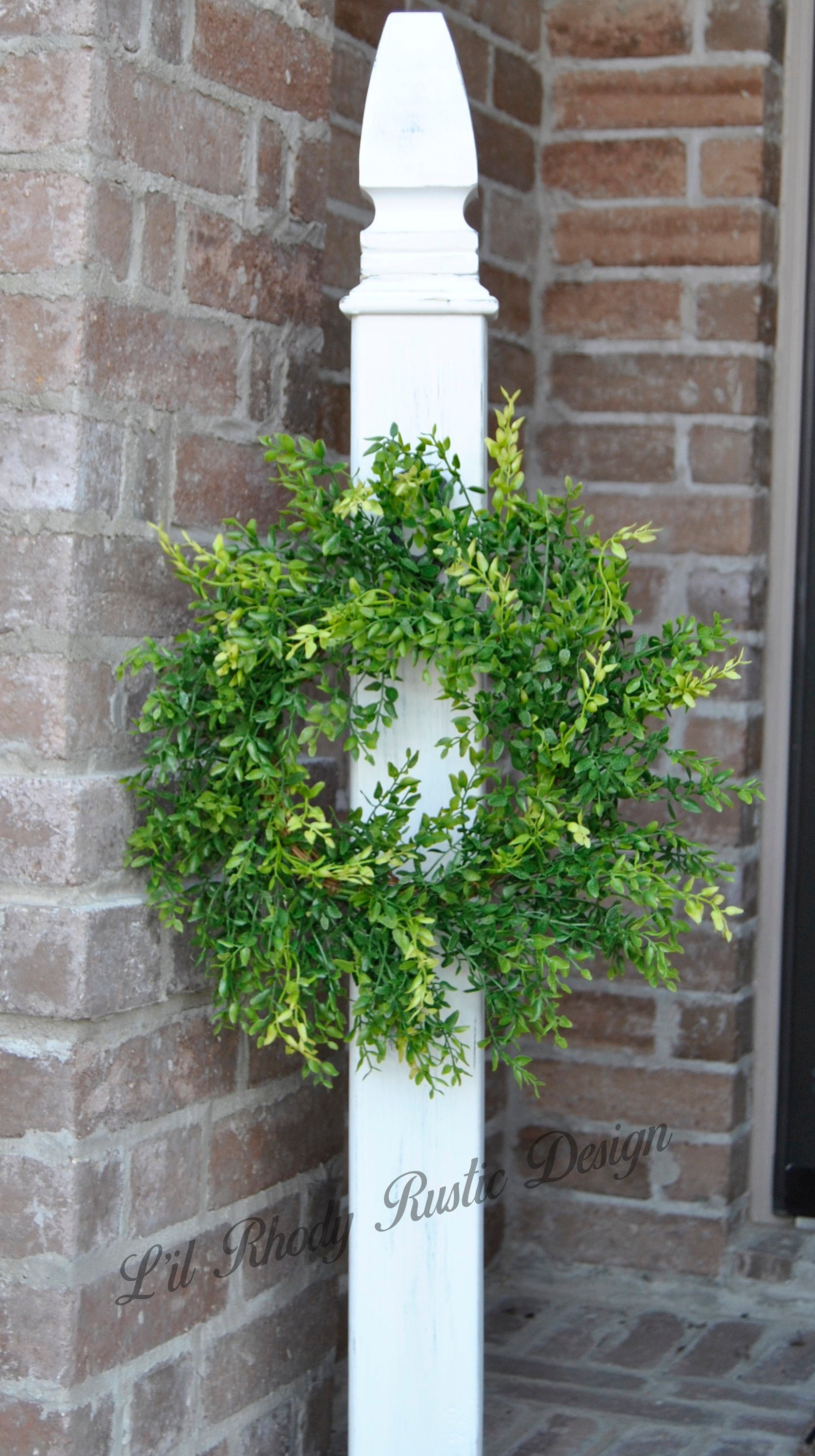 Farmhouse Decorative Welcome Porch Post with Sign