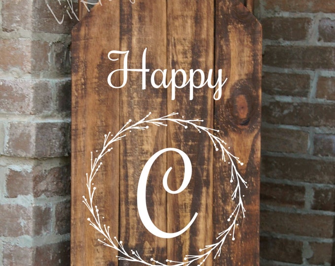 Decorative Wood Porch Sled, Decorative Porch Sleigh, Monogrammed Sled