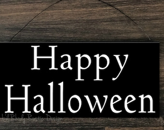 Happy Halloween Sign,  Porch Post Sign