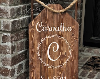 Decorative Porch Sled, Decorative Porch Sleigh, Monogrammed Decorative Sled