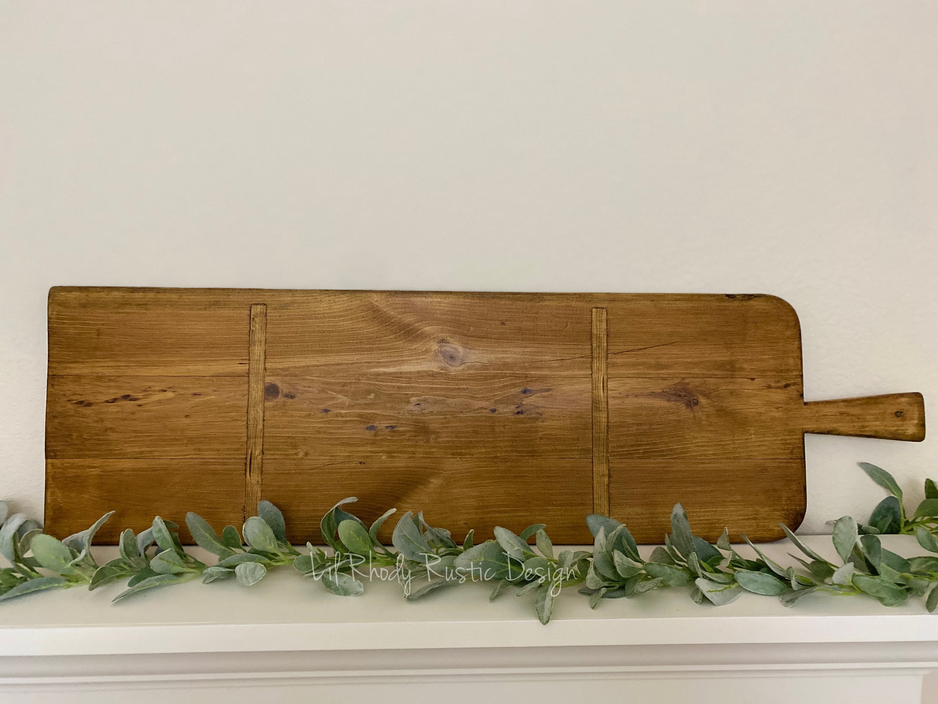 Extra Large European Rectangle Bread Board,ReClaimed, Repurposed Wood