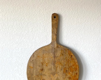 Large ORIGINAL Cheese Wax  Round Bread Board, Reclaimed, Charcuterie Board, Cheese Board, Pizza Board