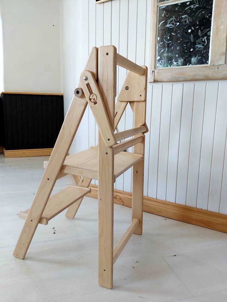 FOLDABLE KITCHEN HELPER Toddler Stool Kitchen Helper Etsy Canada